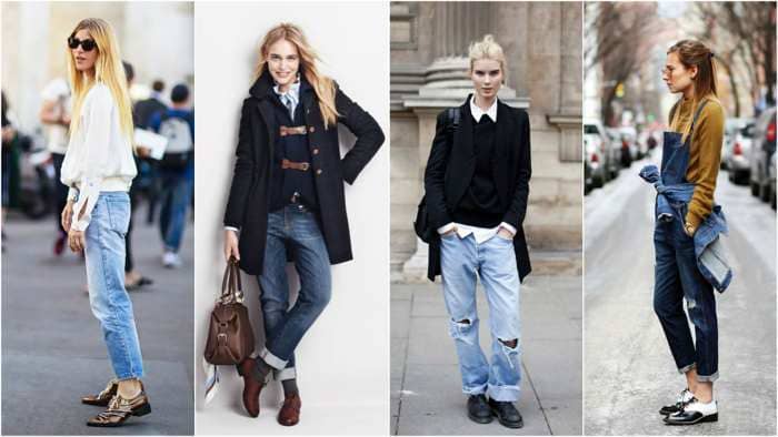 Подвернутые джинсы и деловой стиль